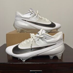 Nike Vapor Edge Elite 360 2 Football Cleats White Black Men Sizes FD5713-100